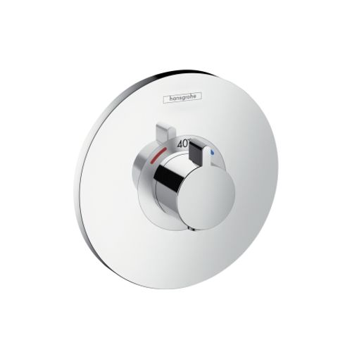 Hansgrohe-HG-Thermostat-Unterputz-Ecostat-S-Fertigset-chrom-15755000 gallery number 1